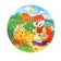 The puzzle is figured. Based on the Russian folk tale "Kolobok"