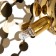 Bayerlux lamp "Istra" 3xg9 gold 58x58x30cm