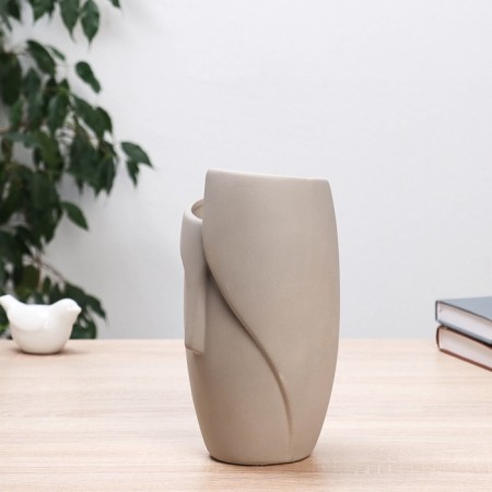 VAZA Ceramics Table "Bruno" 23x11 cm, gray-1