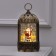 LED figure “Lantern with Santa Claus and deer” 13 × 25.5 × 8 cm, plastic, AAX3 batteries (not complete), USB, glow warm white