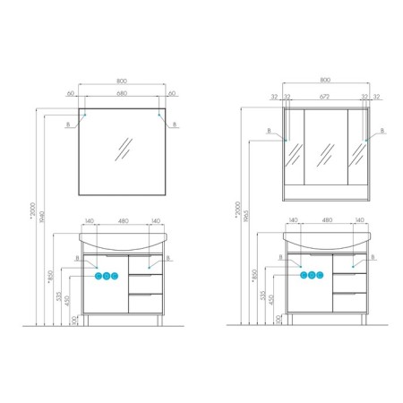 Rico 80 Mirror Aquaton-2