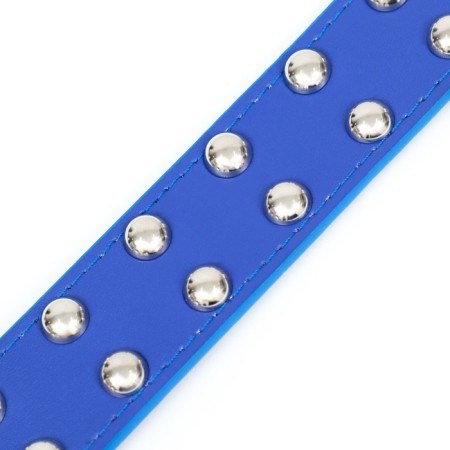 The collar of the clinker in 2 rows, 65 x 3.4 cm, Osh 50-60 cm, blue-3