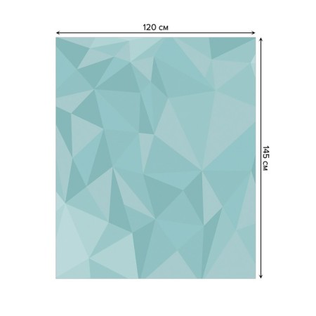 The tablecloth “The facets of abstraction”, rectangular, Saten, size 120x145 cm-1