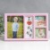 Photo frame Plastic in 3 photos 10x10 cm, 13x18 cm "Lyon" pink 32x20 cm