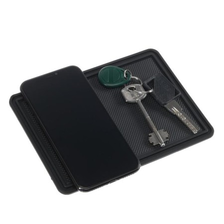 Anti -Squealing mat 18 × 13 cm with side, black-1