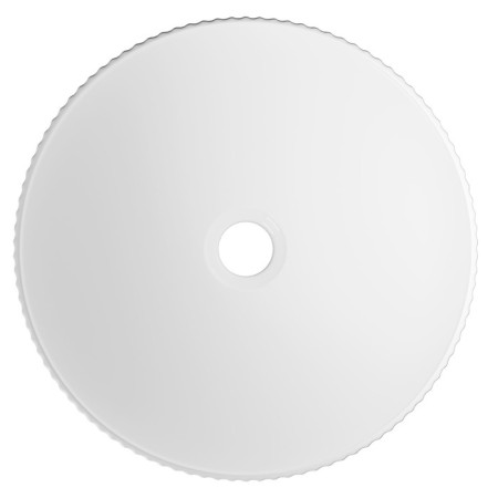 Haloine shell Wave Solo, round, white color, 40x40x12.5 cm-1