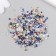 Decor for creativity in the jar "Natural stone with glass - Blue Night" 20 grams 5x2.2x2.2 cm 93693