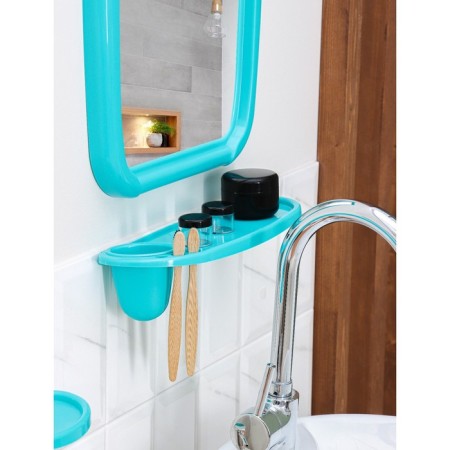 Optima bathroom set, turquoise color-7