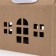 Folding box "House, brown", 15 x 18 x 10 cm