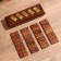 Game table "Domino" 25x7.5x5 cm, tree shisham