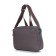 Female bag, artificial leather, 24.5x8x18 cm, gray-brown