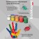 Gouache finger, 9 colors x 20 ml, erichkrause "Baby", with aloe vera