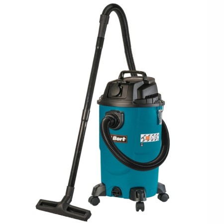 Construction vacuum cleaner BORT BSS-1430, 1400 W, D = 32 mm, 42 l/s, dry and wet cleaning