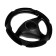 The steering wheel of Nova Bright eco -leather, sponge, black, size L