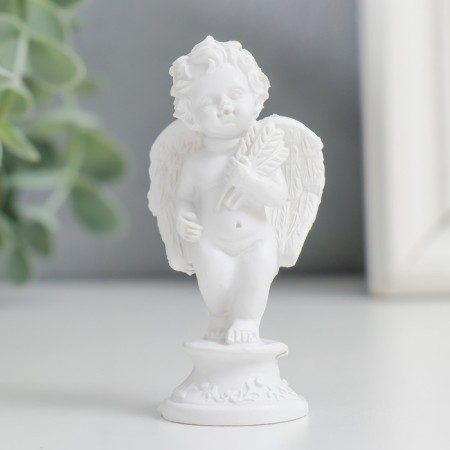 Polystone souvenir "Snowthrough angel with crop" MIX 7x3.7x2.8 cm-1
