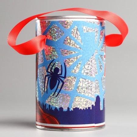 Piggy bank with holography, 7.8 cm x 7.8 cm x 12 cm "Spider-Men", Spider-Man-6
