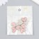 Decor for creativity plastic "Pink heart" gold 0.3x1.8x1.5 cm