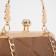 Clamp bag on the farmar, brown color