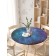 The tablecloth “Fascinating Dali”, round, oxford, elastic band, size 140x140 cm, diameter 105-120 cm