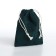 Cosmetic bag - a bag of ties, green color