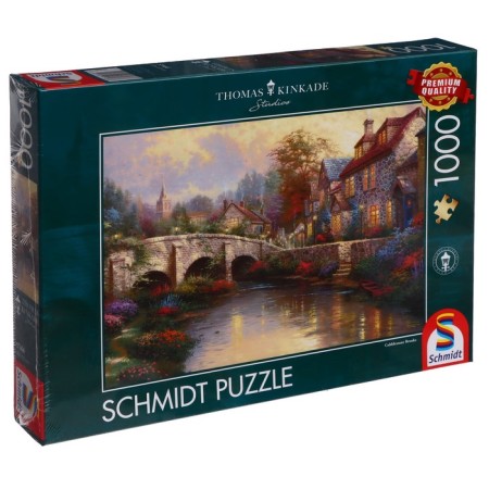 Puzzle "Thomas Kinkeid. At the old bridge ", 1000 elements