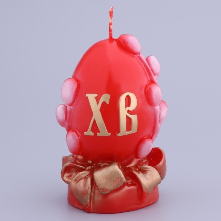 Decorative candle "Easter egg with a verba" small-1