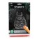 Engraving "Penguin" with a metallic effect "Silver" A5