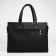 Male Business Bag, Textura, 2 external pockets, black color