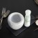 A mortar with a pestle made of stone “marble”, 10 × 8 cm, white color