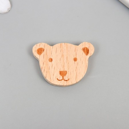 Bead for creativity tree "Bear" 3.5x2.6 cm