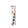 Watercolor 6 colors Erichkrause Basic, in soft plastic, cardboard with euro suspension, without brush