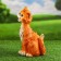 Garden figure "Funny red cat" 11x14x25cm