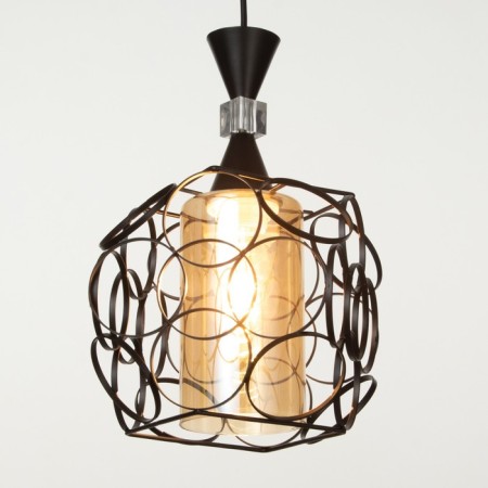 Lamp Bayerlux 2755/1 E27 40W Black 21x21x35-135 cm-2