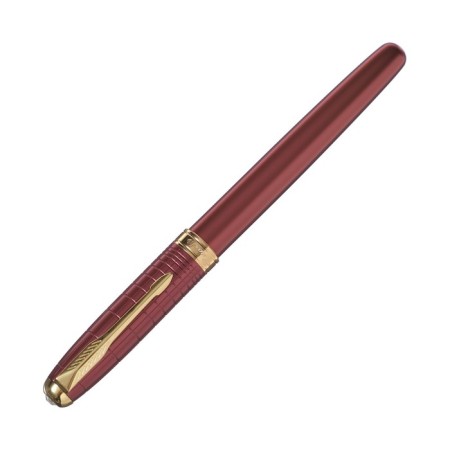 Gift Roller handle, in the leatherette case, pink case, gold-1