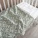 Fleet blanket "shells", size 100x140 cm, bog color