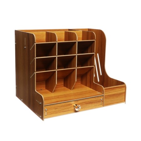 Organizer - Table Devente stand. Magnat 33 x 26 x 26 cm, MDF, pine, cardboard box-1