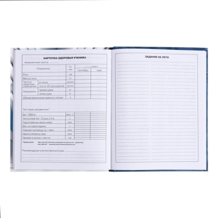 Diary for grades 5-11, hard cover, "sports cars", glossy lamination, offset block 60g/m²-11