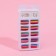 SolorFul overhead nails, 100 pcs, a ballerinal shape, in a container, multi -colored