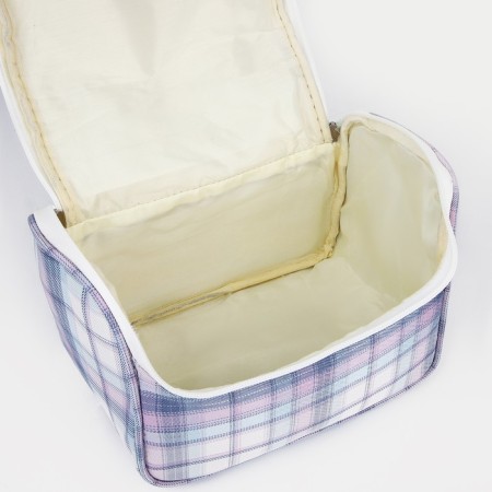Lightning cosmetic bag, pink/blue color-2