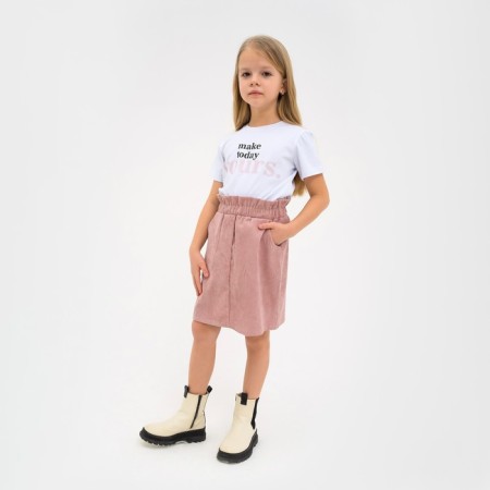 Children's skirt KAFTAN "Velvet", p. 30 (98-104), dusty pink-2