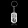 Key keychain token "You are our happiness", 9.5 x 2.7 cm