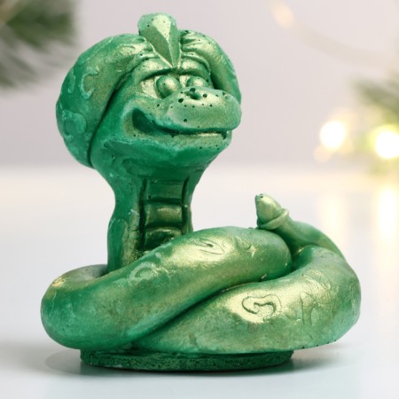 Figure "Snake Orion" light green, 5x5x6cm-1
