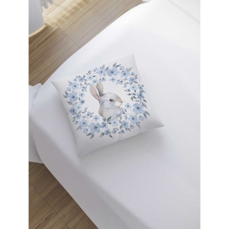 Pillowess decorative "Flower rabbit", on a zipper, size 45x45 cm-1