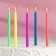 Candles in the cake "Color Flame", giants, 10.5x0.9cm, set of 5 pcs