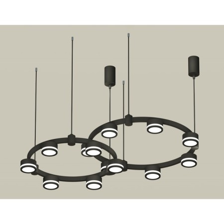 Ambrella Light Acrylic lamp, XR92091003, GX53 LED 12 W, black sand, white matte