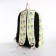 A backpack with a zipper, bag, cosmetic bag, yellow color