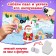 Puzzles 4 in 1 “Funny New Year. Blue Tractor ", with Velcro