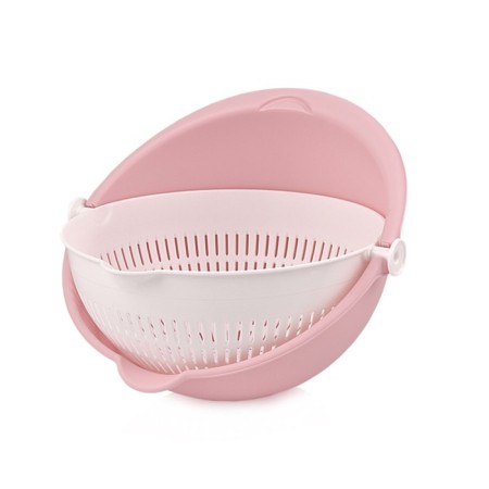 A colander with a bowl hobbylife, size 25x25x12 cm, color mix-1