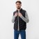 Male vest at the zipper Mist, r.52, black
