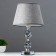 Table lamp 16715/1br E27 40W chromium/brown 22.5x22.5x36 cm Risalux